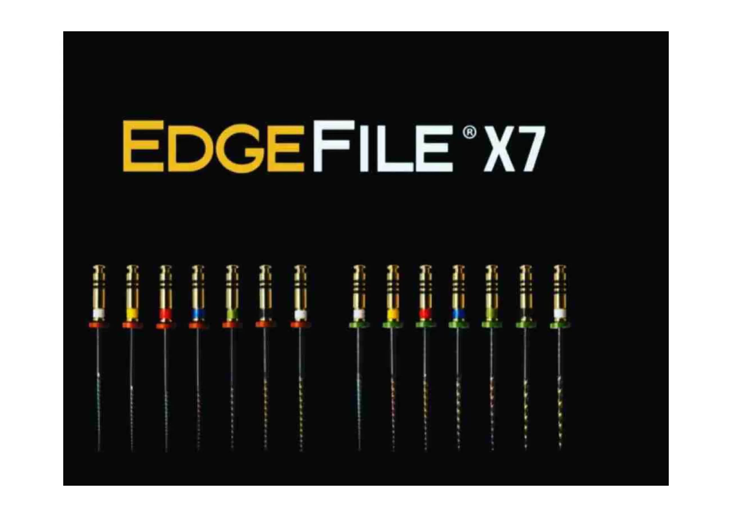 Flexicon EdgeEndo Edge files ( pk of 6 files)