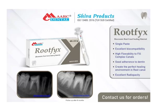 Maarc Rootfyx, 4 * 0.5g syringe Bioceramic root canal sealer